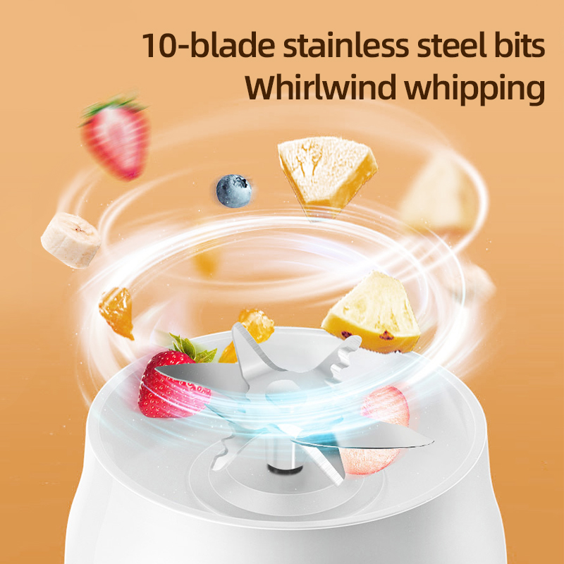 450ml Portable Blender 10 Blad - Portable Blender Usb Rechargeable review and price