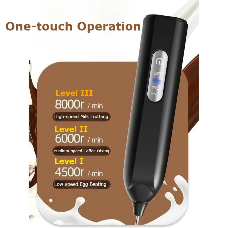 Electric Handheld Milk Frother - Portable Blender Usb Rechargeable review and price